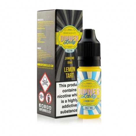 Dinner Lady Nicotine Salt Lemon Tart E-Liquid 10ml