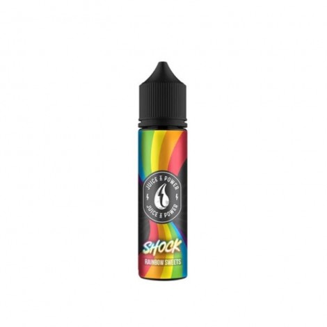 Juice N Power Shock Rainbow Sweets Shortfill E-liquid 50ml