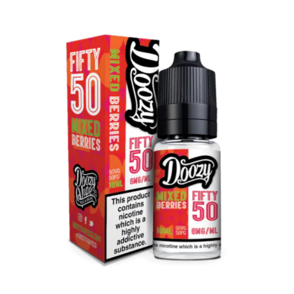 Doozy Vape Co Fifty 50 Mixed Berries E-liquid 10ml