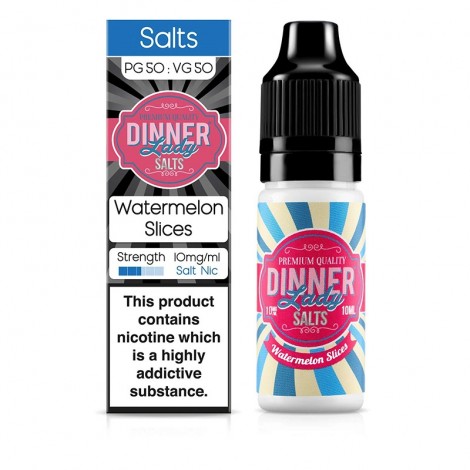 Dinner Lady Watermelon Slices Nicotine Salt E-Liquid 10ml