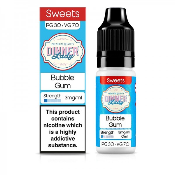 Dinner Lady Bubble Gum E-Liquid 10ml