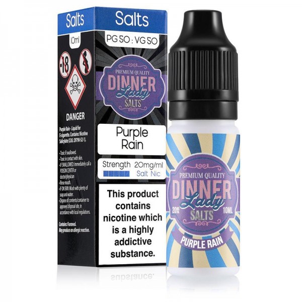 Dinner Lady Nicotine Salt Purple Rain E-Liquid 10ml