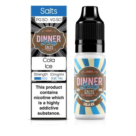 Dinner Lady Cola Ice Nicotine Salt E-Liquid 10ml