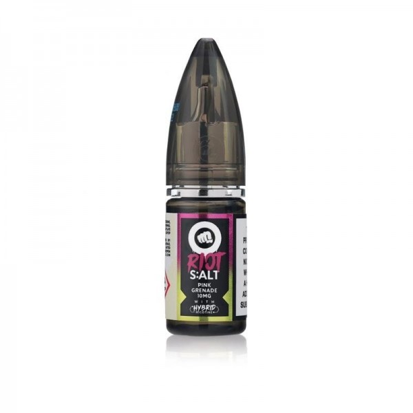 Riot Squad Nicotine Salt Pink Grenade E-Liquid 10ml