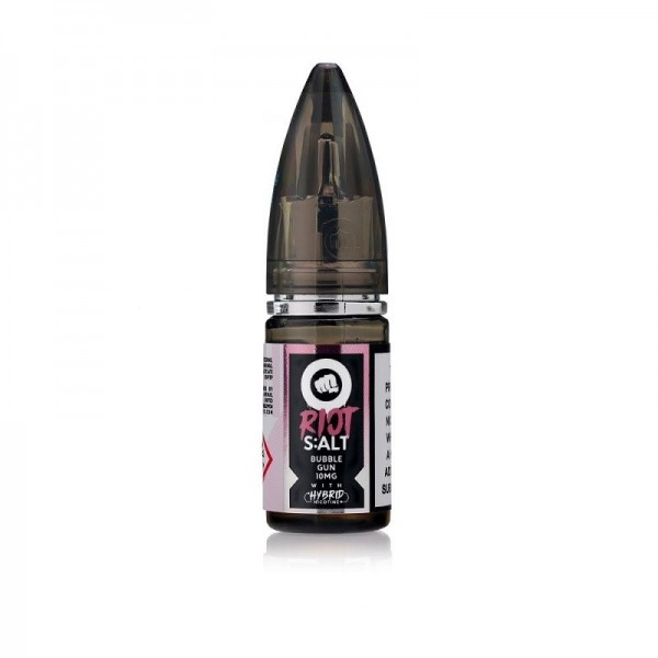 Riot Squad Nicotine Salt Bubblegun E-Liquid 10ml