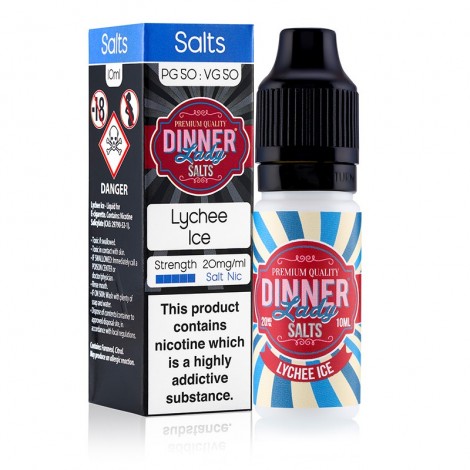 Dinner Lady Ice Lychee Ice Nicotine Salt E-liquid 10ml