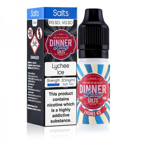 Dinner Lady Ice Lychee Ice Nicotine Salt E-liquid 10ml