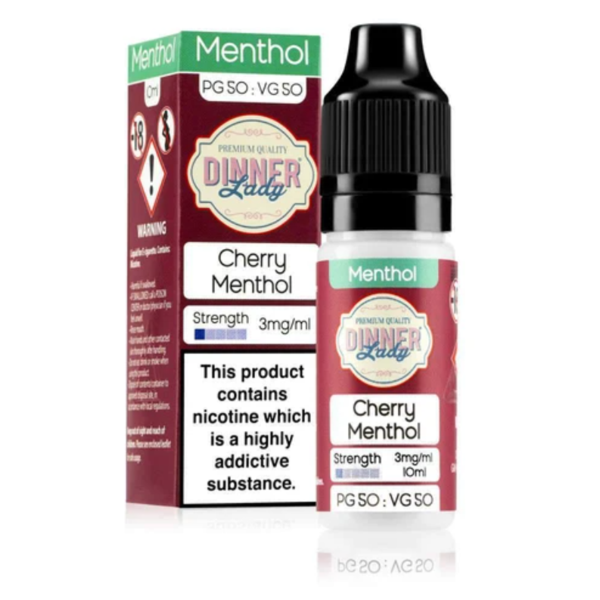 Dinner Lady Cherry Menthol E-Liquid 10ml