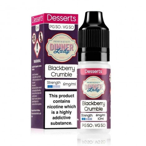 Dinner Lady Blackberry Crumble E-Liquid 10ml