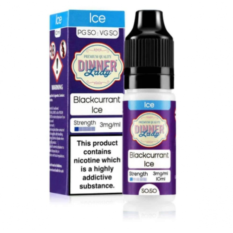 Dinner Lady Blackcurrant Ice E-liquid 10ml