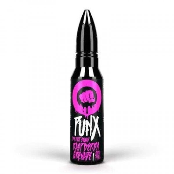 Riot Squad Punx Raspberry Grenade Shortfill E-liquid 50ml