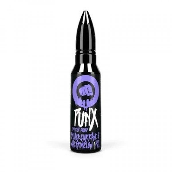 Riot Squad Punx Blackcurrant & Watermelon Shortfill E-liquid 50ml