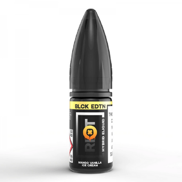 Riot Squad Nicotine Salt BLCK EDTN Mango Vanilla Ice Cream E-Liquid 10ml