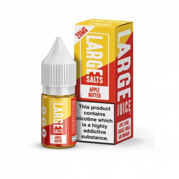 Large Juice Nicotine Salt Apple Nutter E-Liquid 10ml