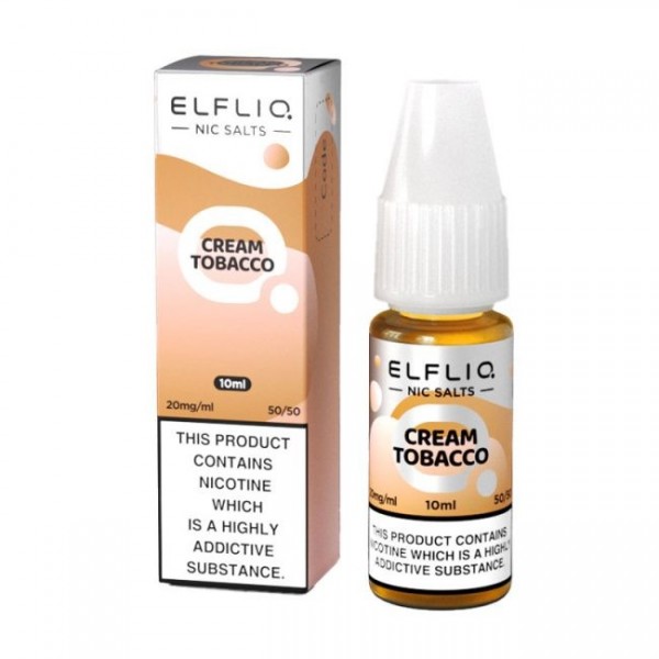 ElfLiq Nicotine Salt Cream Tobacco E-liquid 10ml