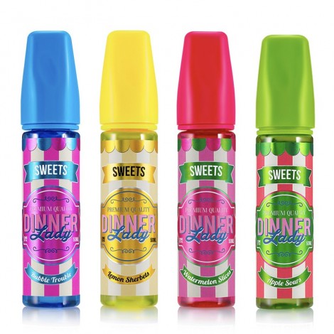 Dinner Lady Sweets Shortfill E-liquid 50ml