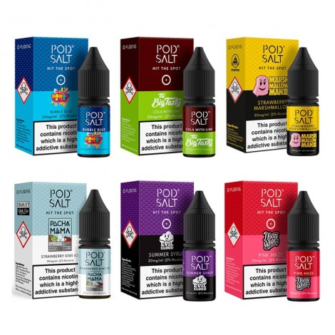 Pod Salt Nicotine Salt Fusions E-liquid 10ml