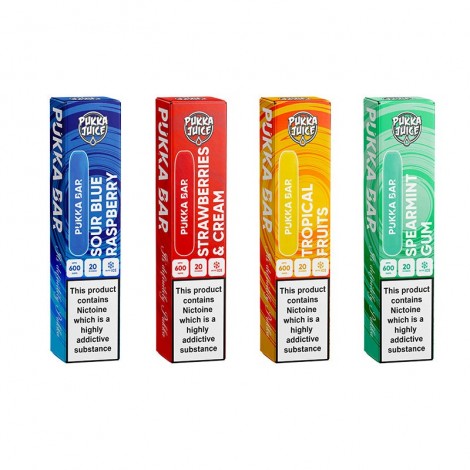 Pukka Bar 600 Puffs Disposable Vape