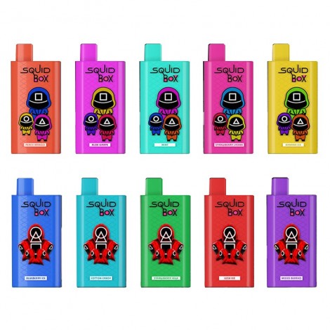 R and M Squid Box Disposable Vape Kit 5200 Puffs 12ml