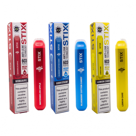 Pop Hit Stix Disposable Vape Kit 600 Puffs