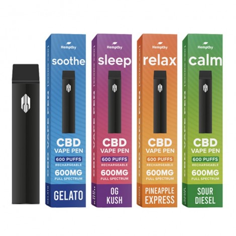 Hempthy CBD Disposable Vape 400mg/600mg