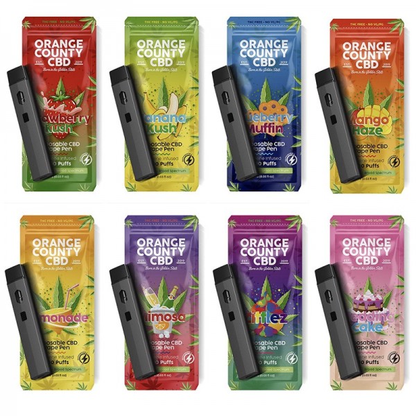 Orange County CBD Disposable Vape Kit 600mg